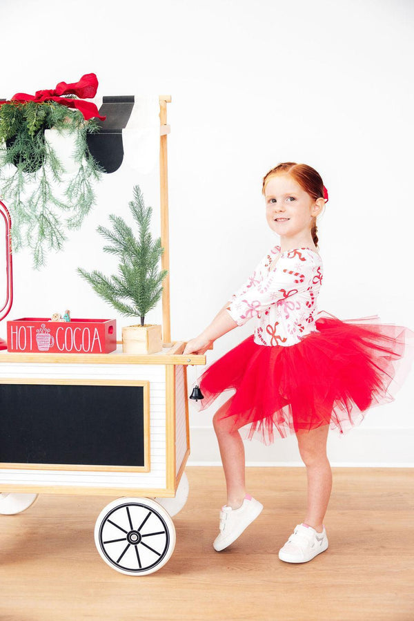 candy-cane-lane-3-4-tutu-leotard Mila & Rose - Sophia's StyleTutu Leotard 3/4-1